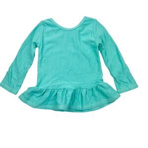 Vivie and Ash Bamboo Fleece Peplum Top, 2/3T